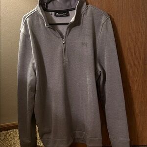 Under Armour Men's Zip-Up Sweater in Gray